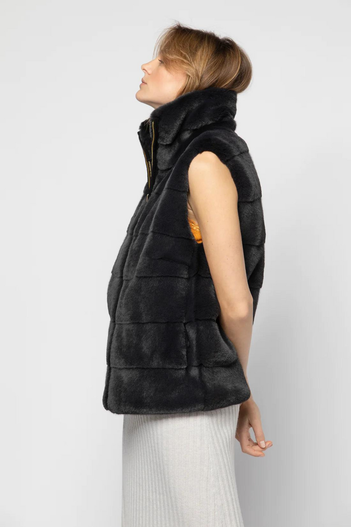 MAX&MOI H23Damaris Gilet Anthracite