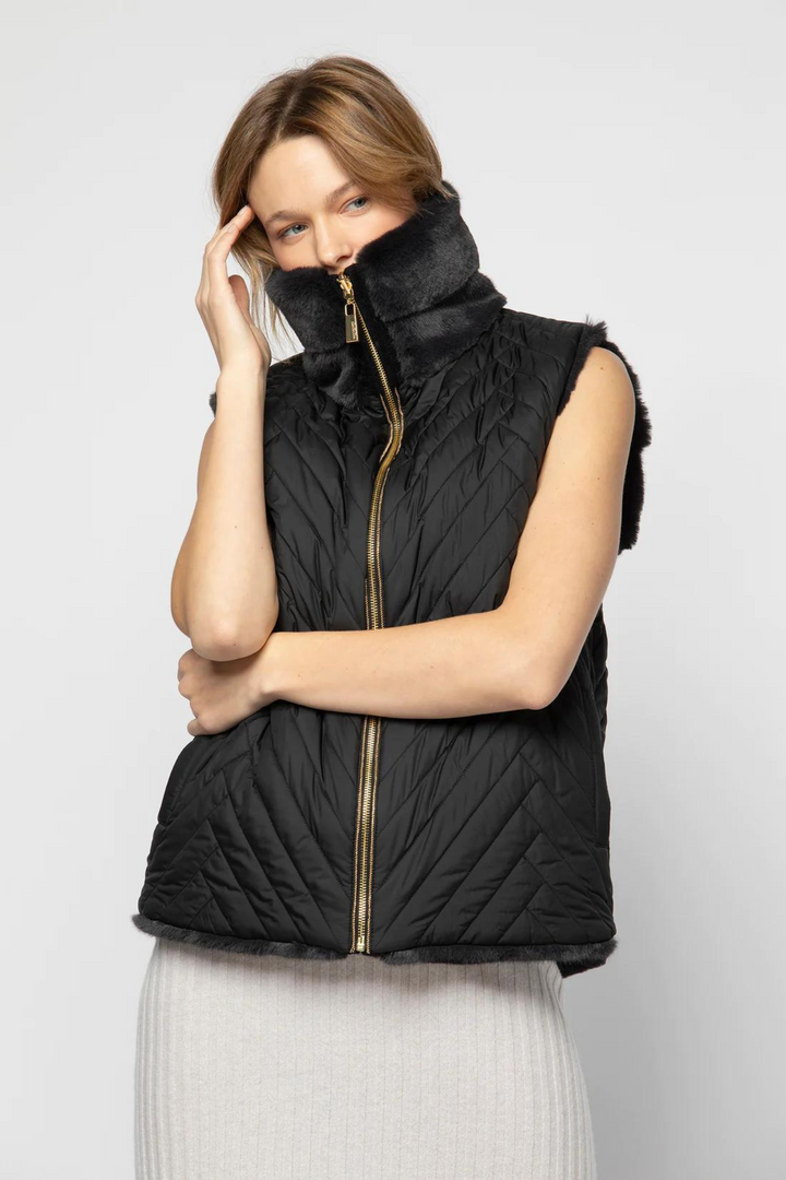 MAX&MOI H23Damaris Gilet Anthracite