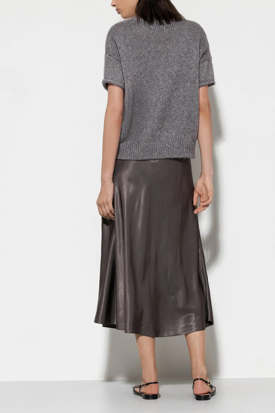 Luisa Cerano 508239/3644 Skirt Satin Grey