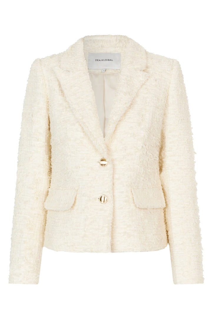 Dea Kudibal 0321024 Martinedea Two-Button Jacket Creme - Lonah Boutique Westbourne