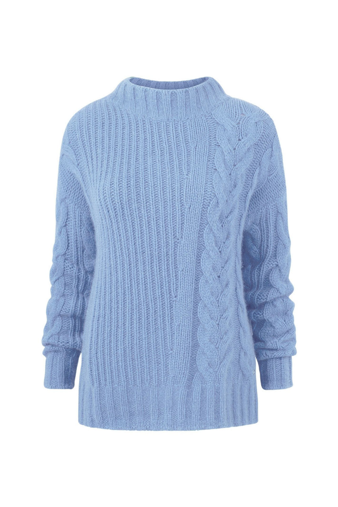 Mia Fratino 20614 Ava Cable Pullover Ice Blue