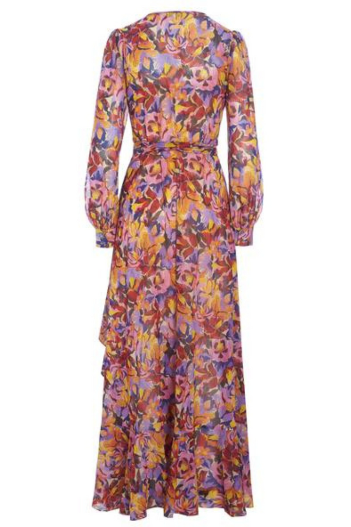 Dea Kudibal 59-0123 5638 Vivian Wrap dress With Flounce