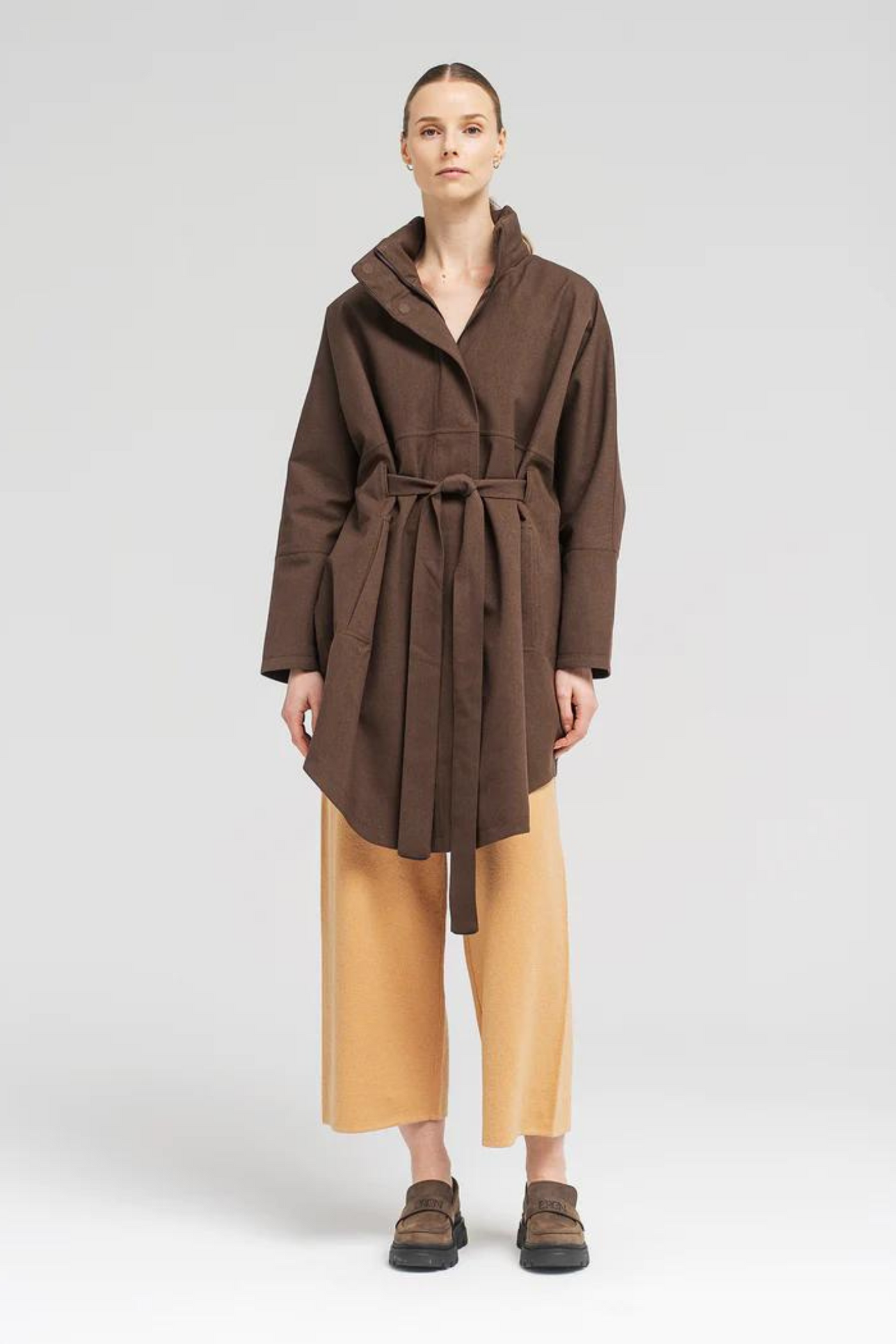 BRGN 15032A2 Monsun Rain Coat Chocolate Brown