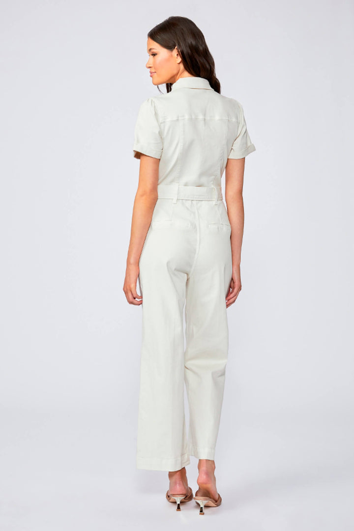 Paige Anessa Quartz Sand Puff Sleeve Jumpsuit - Lonah Boutique