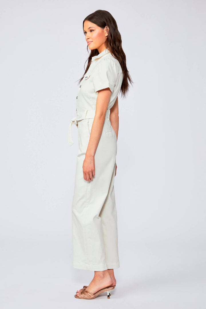 Paige Anessa Quartz Sand Puff Sleeve Jumpsuit - Lonah Boutique